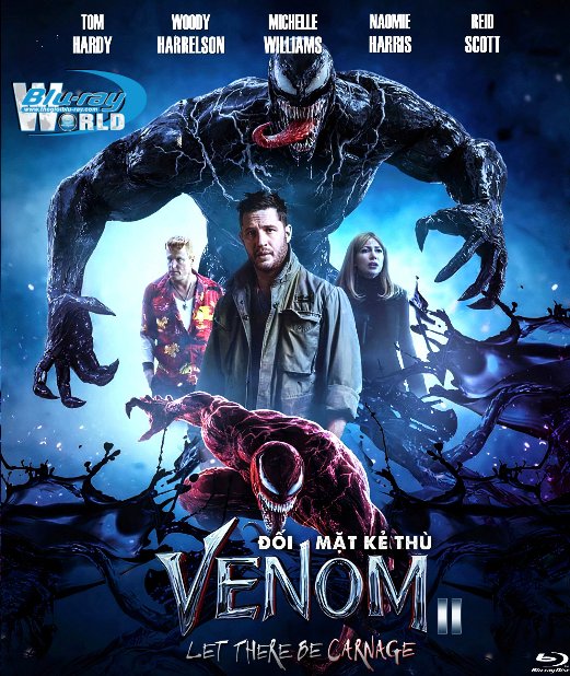 B5214. Venom II : Let There Be Carnage 2021 - Venom 2 : Đối Mặt Kẻ Thù 2D25G (DTS-HD MA 5.1) 